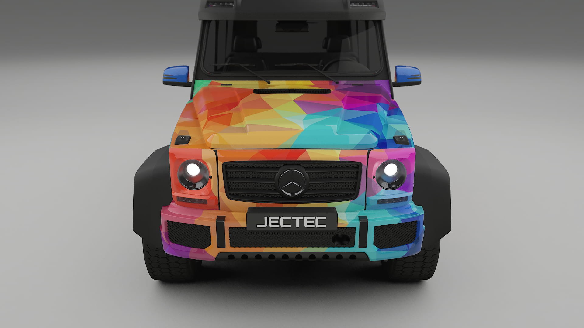 Mercedes G-class 4x4 W463 VECTOR VIBE – Kit Wrap PPF Personalizat din Folie de Poliuretan Imprimabilă