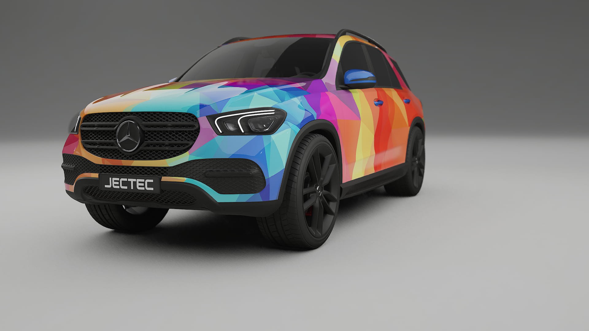 Mercedes GLE W167 VECTOR VIBE – Kit Wrap PPF Personalizat din Folie de Poliuretan Imprimabilă