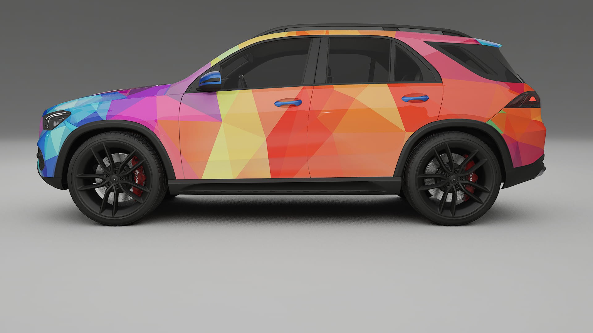 Mercedes GLE W167 VECTOR VIBE – Kit Wrap PPF Personalizat din Folie de Poliuretan Imprimabilă