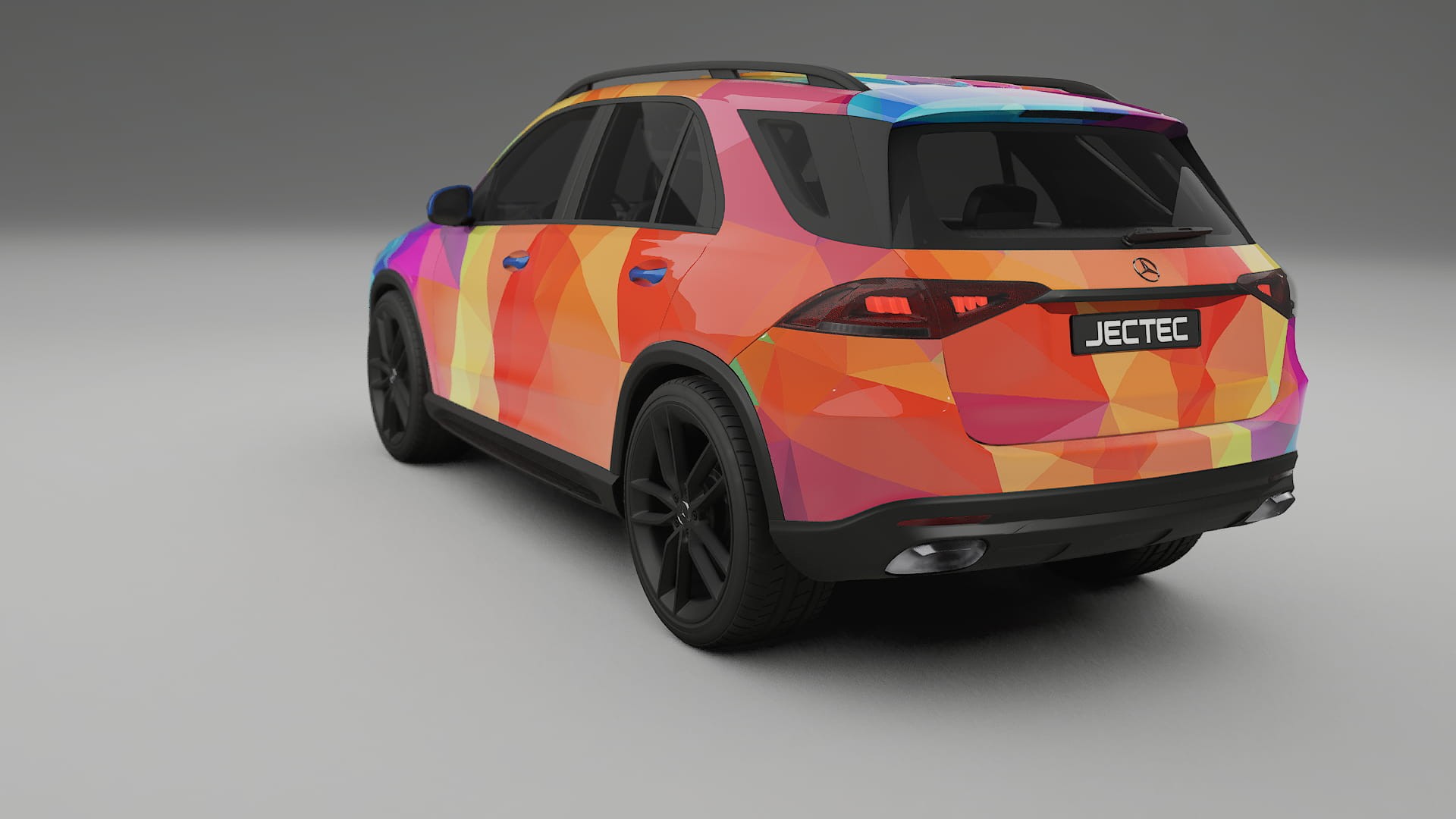 Mercedes GLE W167 VECTOR VIBE – Kit Wrap PPF Personalizat din Folie de Poliuretan Imprimabilă