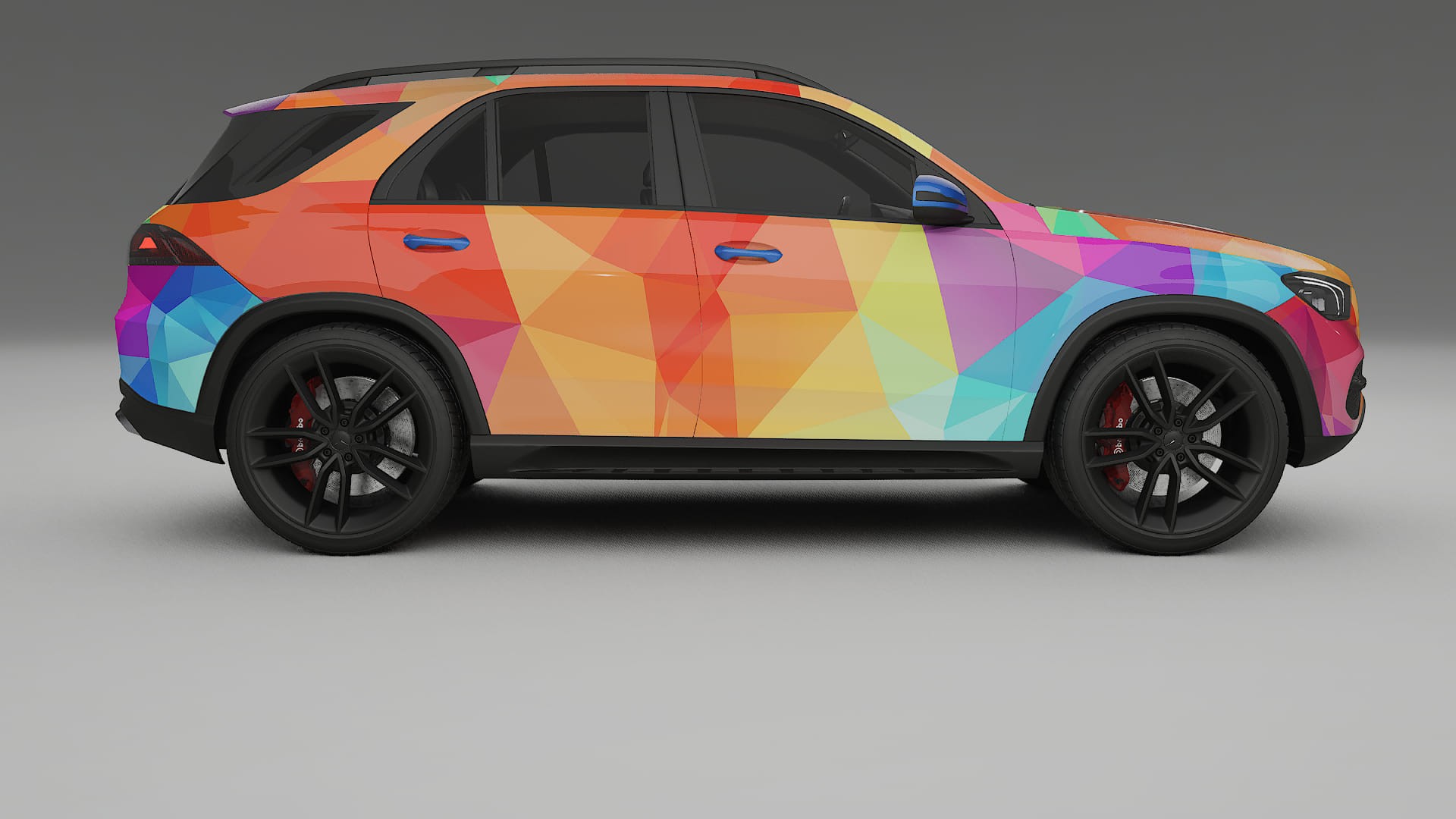 Mercedes GLE W167 VECTOR VIBE – Kit Wrap PPF Personalizat din Folie de Poliuretan Imprimabilă