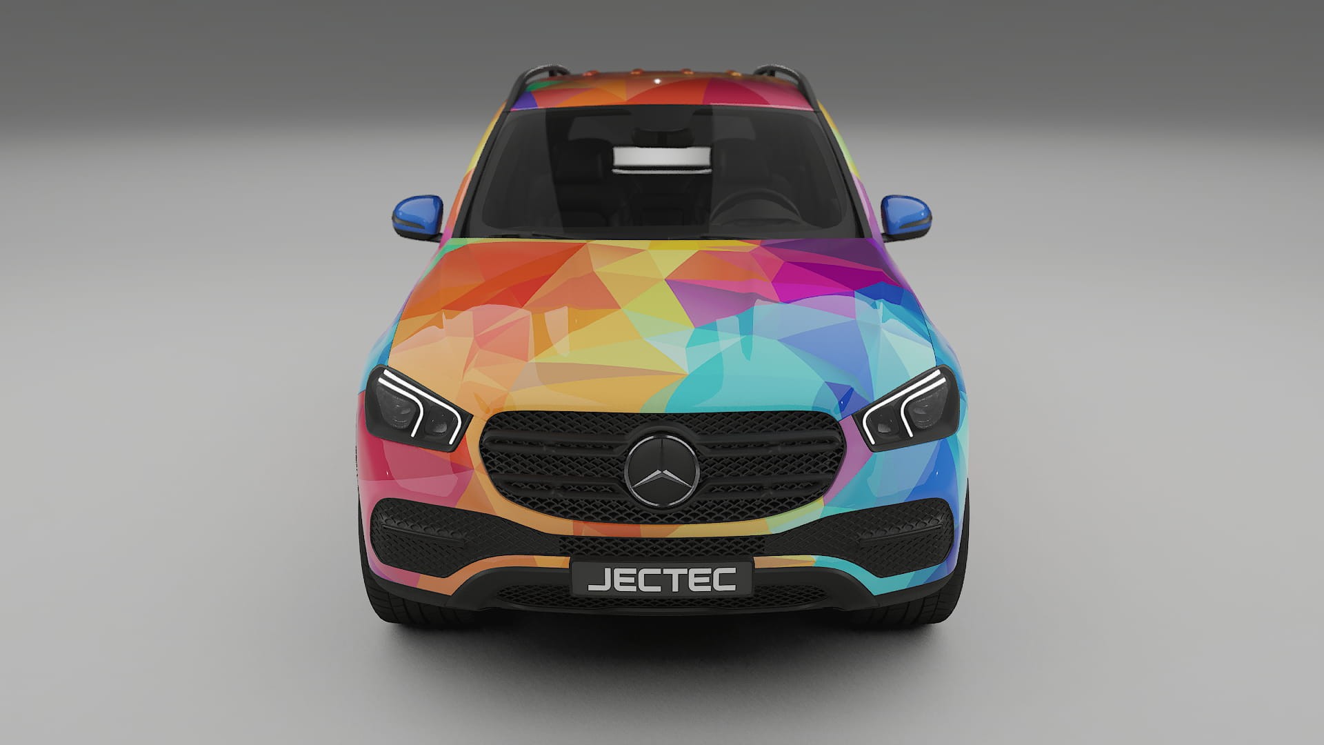 Mercedes GLE W167 VECTOR VIBE – Kit Wrap PPF Personalizat din Folie de Poliuretan Imprimabilă