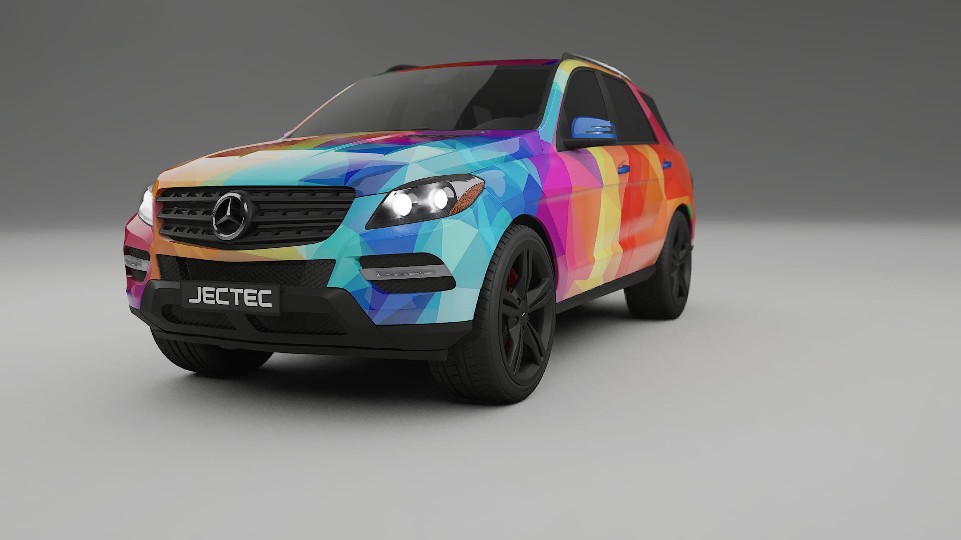 Mercedes M-class W166 VECTOR VIBE – Kit Wrap PPF Personalizat din Folie de Poliuretan Imprimabilă