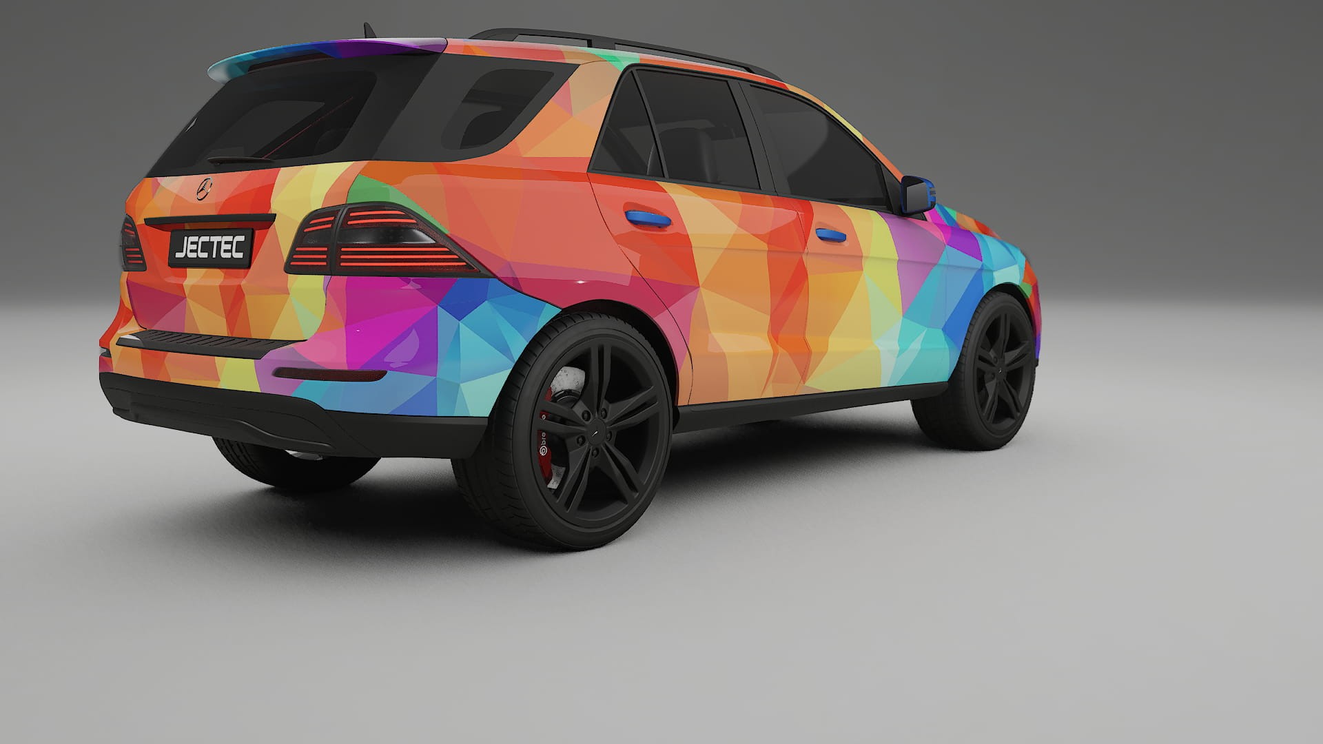 Mercedes M-class W166 VECTOR VIBE – Kit Wrap PPF Personalizat din Folie de Poliuretan Imprimabilă