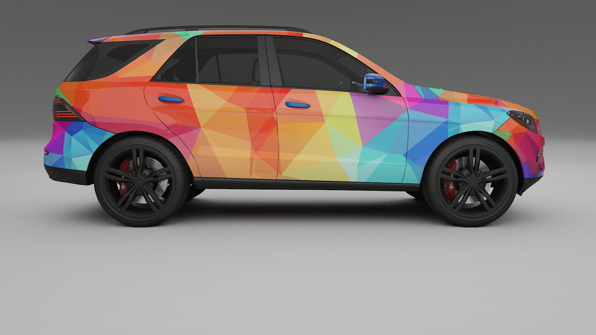 Mercedes M-class W166 VECTOR VIBE – Kit Wrap PPF Personalizat din Folie de Poliuretan Imprimabilă