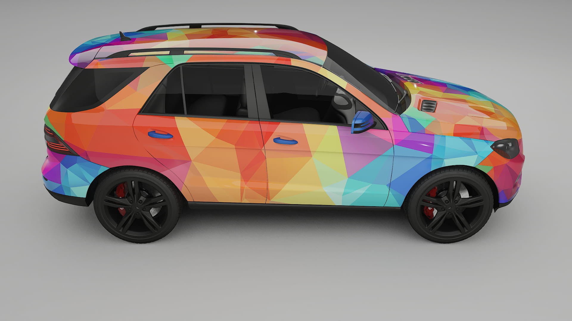 Mercedes M-class W166 VECTOR VIBE – Kit Wrap PPF Personalizat din Folie de Poliuretan Imprimabilă