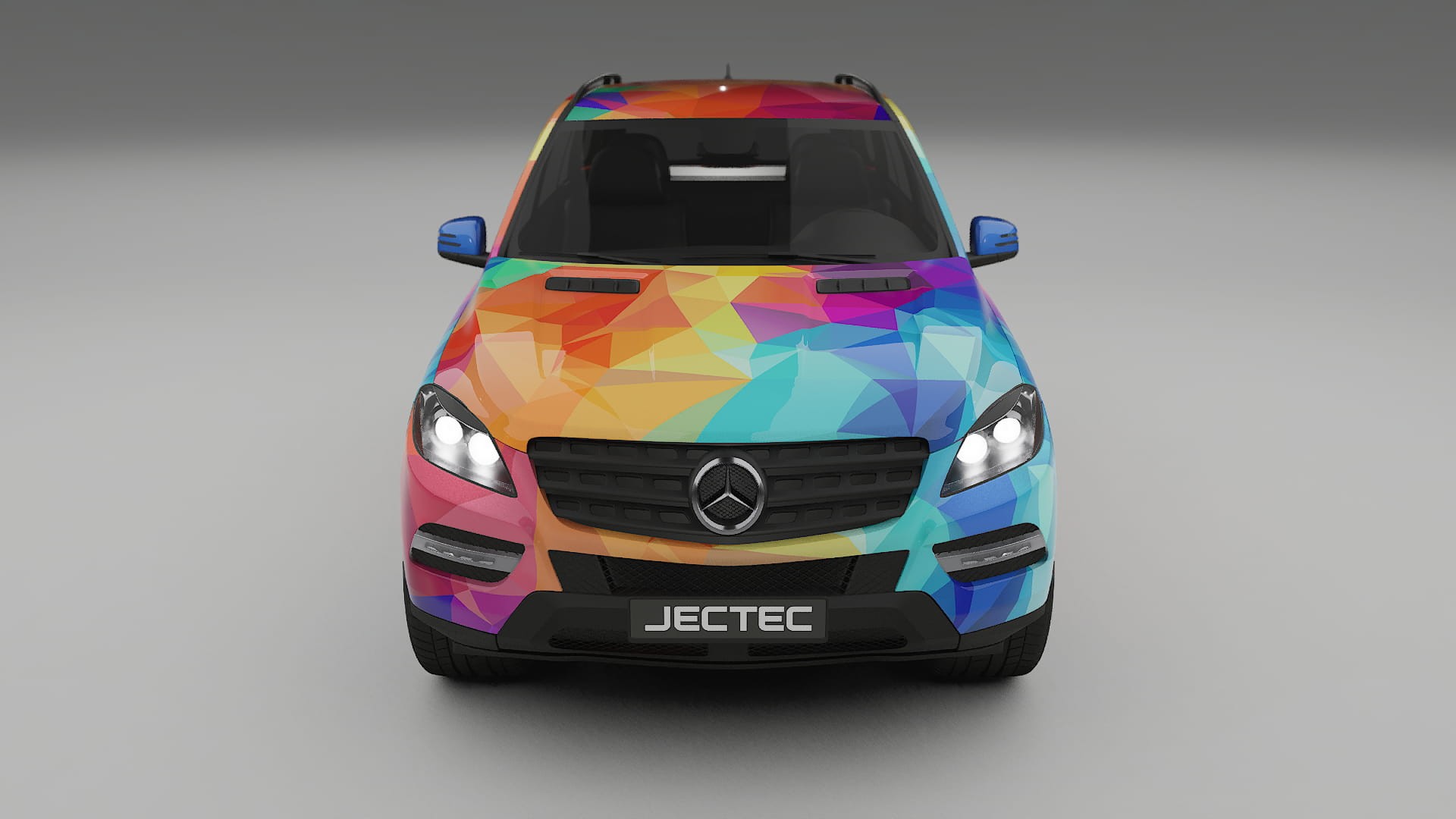 Mercedes M-class W166 VECTOR VIBE – Kit Wrap PPF Personalizat din Folie de Poliuretan Imprimabilă
