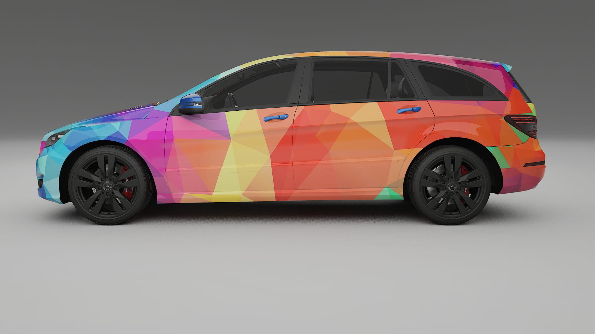 Mercedes R-class W251 facelift LCI VECTOR VIBE – Kit Wrap PPF Personalizat din Folie de Poliuretan Imprimabilă