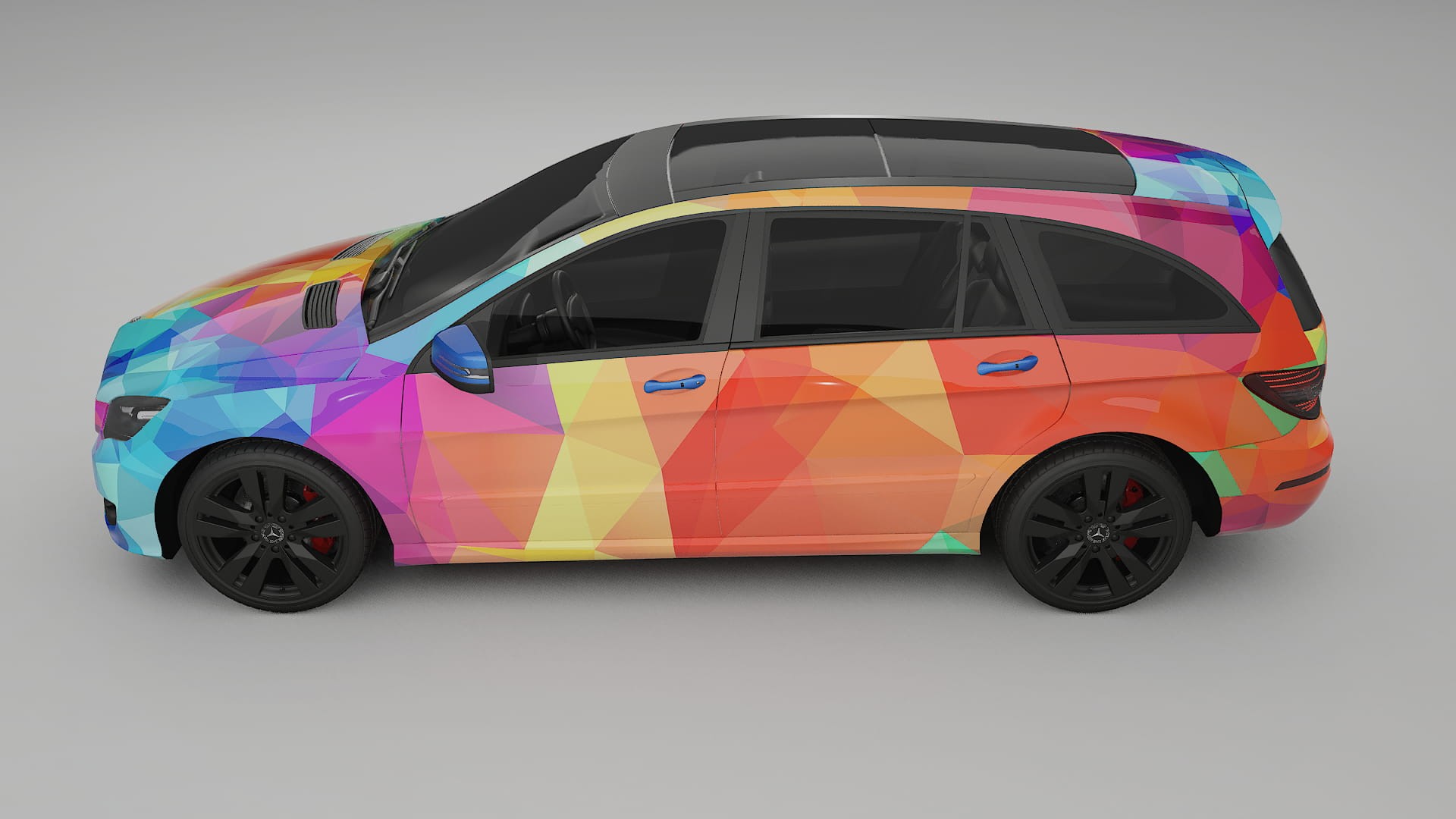 Mercedes R-class W251 facelift LCI VECTOR VIBE – Kit Wrap PPF Personalizat din Folie de Poliuretan Imprimabilă