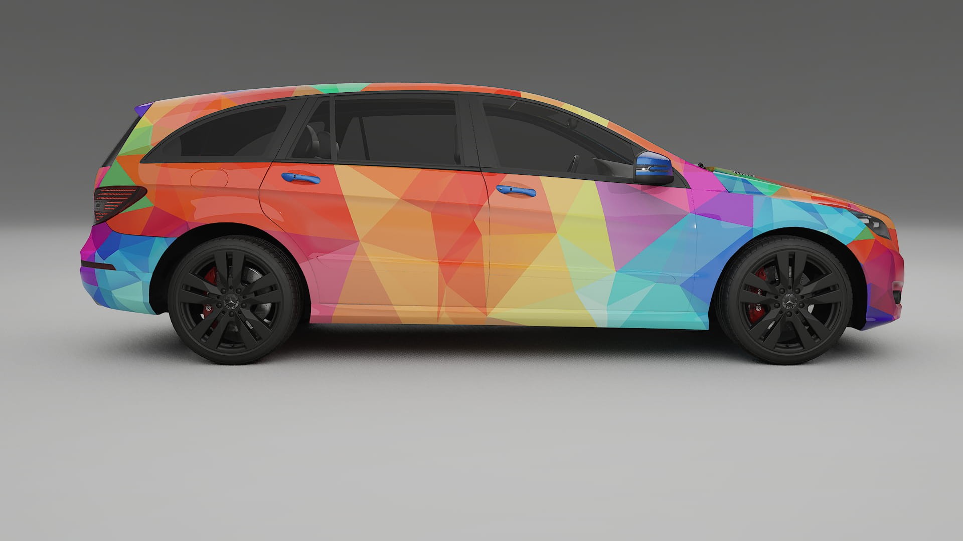 Mercedes R-class W251 facelift LCI VECTOR VIBE – Kit Wrap PPF Personalizat din Folie de Poliuretan Imprimabilă