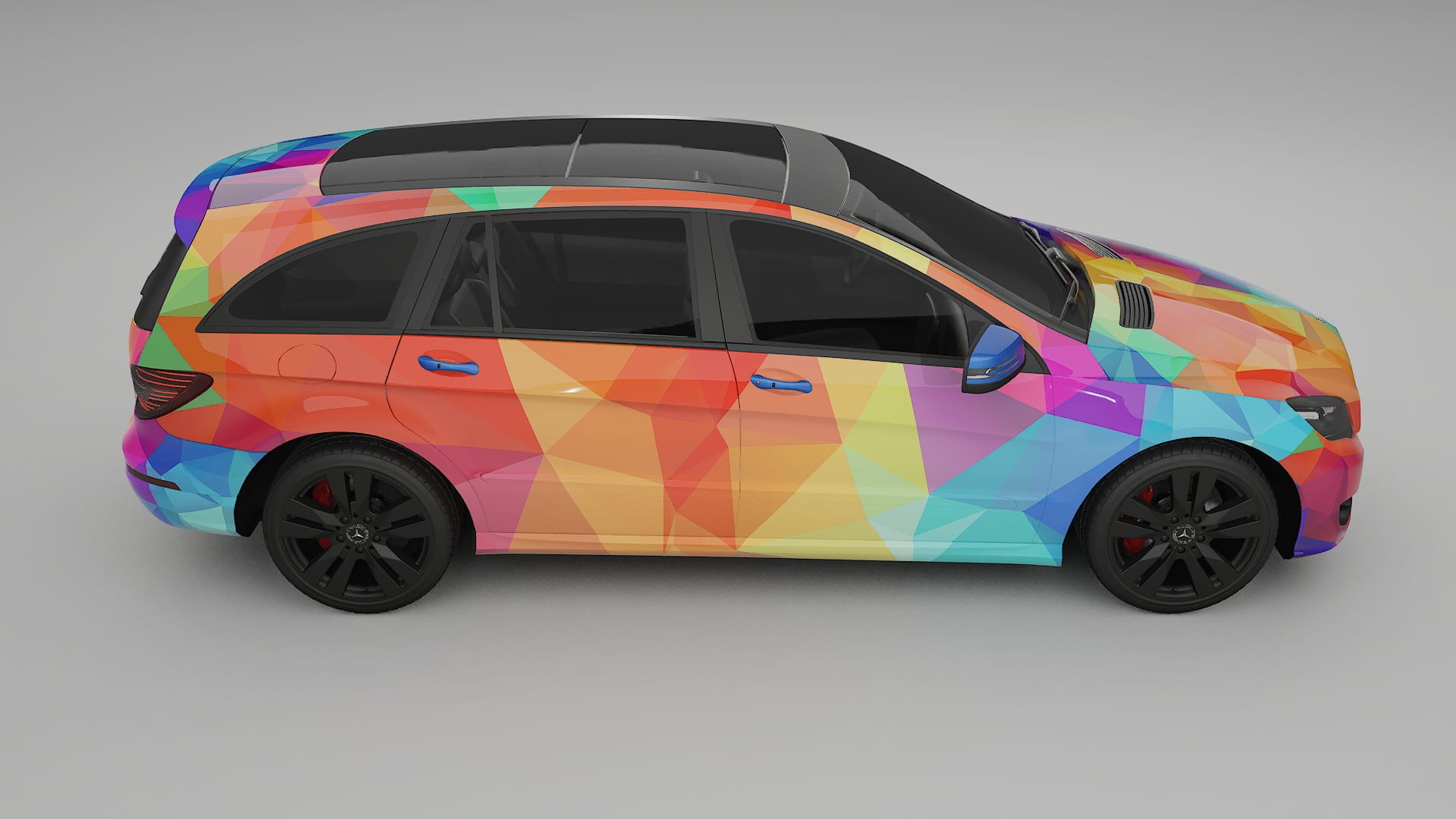 Mercedes R-class W251 facelift LCI VECTOR VIBE – Kit Wrap PPF Personalizat din Folie de Poliuretan Imprimabilă