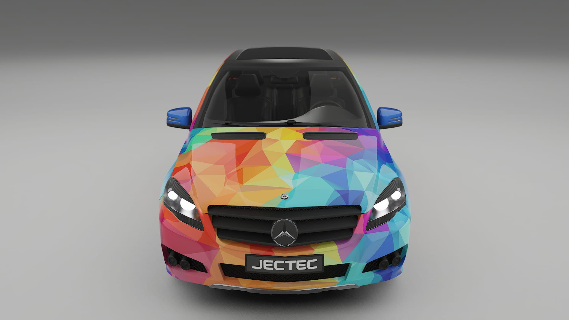 Mercedes R-class W251 facelift LCI VECTOR VIBE – Kit Wrap PPF Personalizat din Folie de Poliuretan Imprimabilă