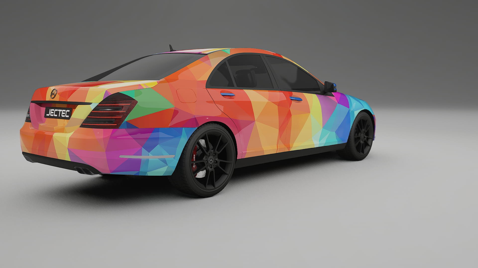 Mercedes S-class W221 facelift LCI VECTOR VIBE – Kit Wrap PPF Personalizat din Folie de Poliuretan Imprimabilă