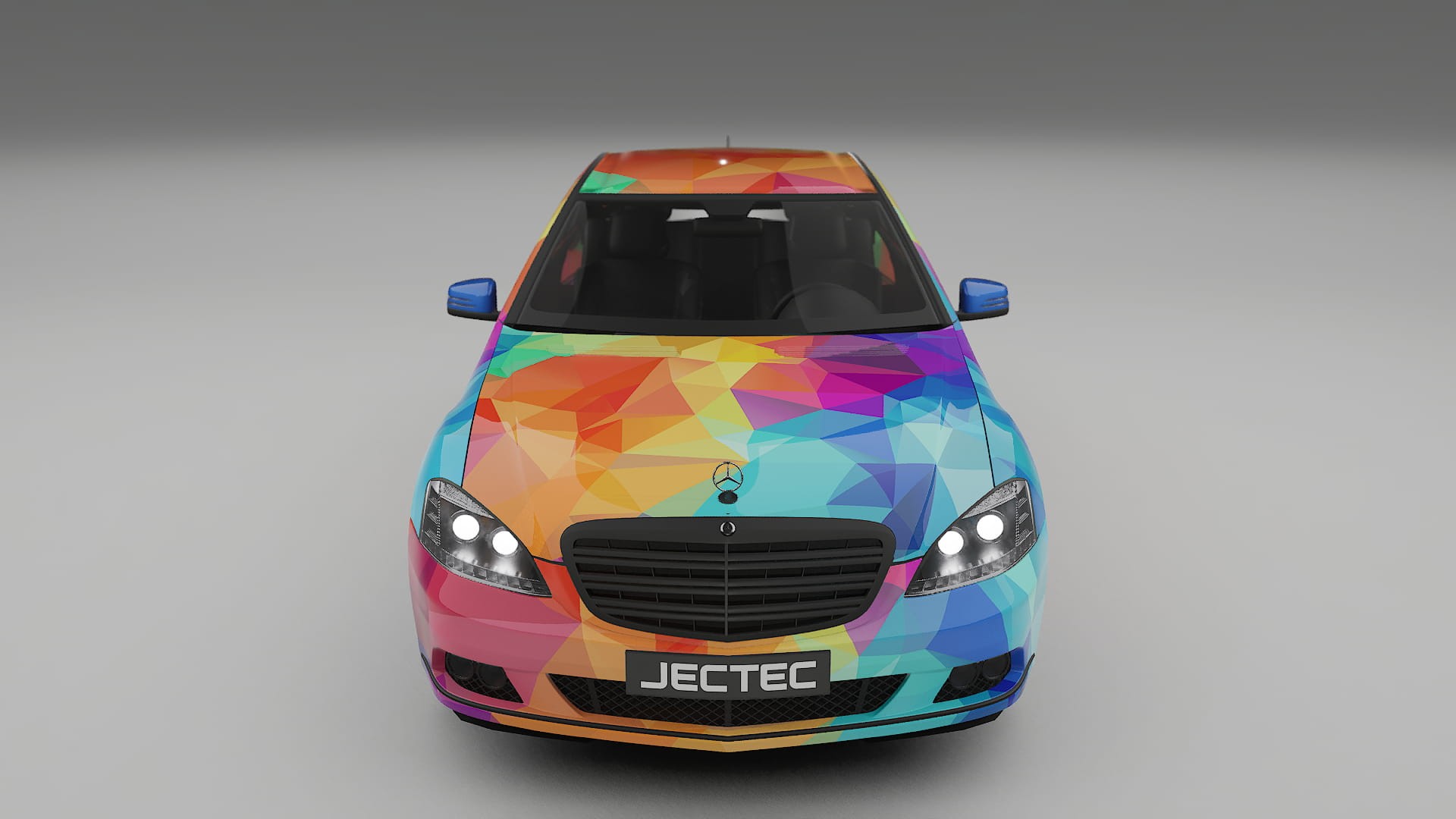 Mercedes S-class W221 facelift LCI VECTOR VIBE – Kit Wrap PPF Personalizat din Folie de Poliuretan Imprimabilă