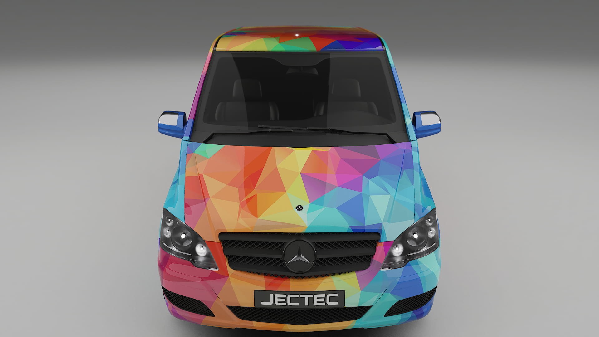 Mercedes Viano Extralong W439 Facelift LCI VECTOR VIBE – Kit Wrap PPF Personalizat din Folie de Poliuretan Imprimabilă