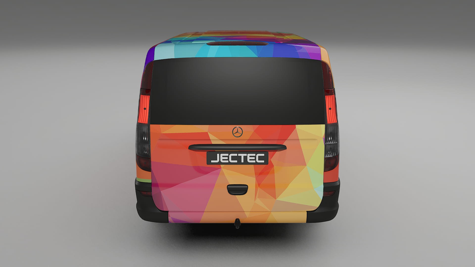 Mercedes Vito Short W639 facelift LCI VECTOR VIBE – Kit Wrap PPF Personalizat din Folie de Poliuretan Imprimabilă