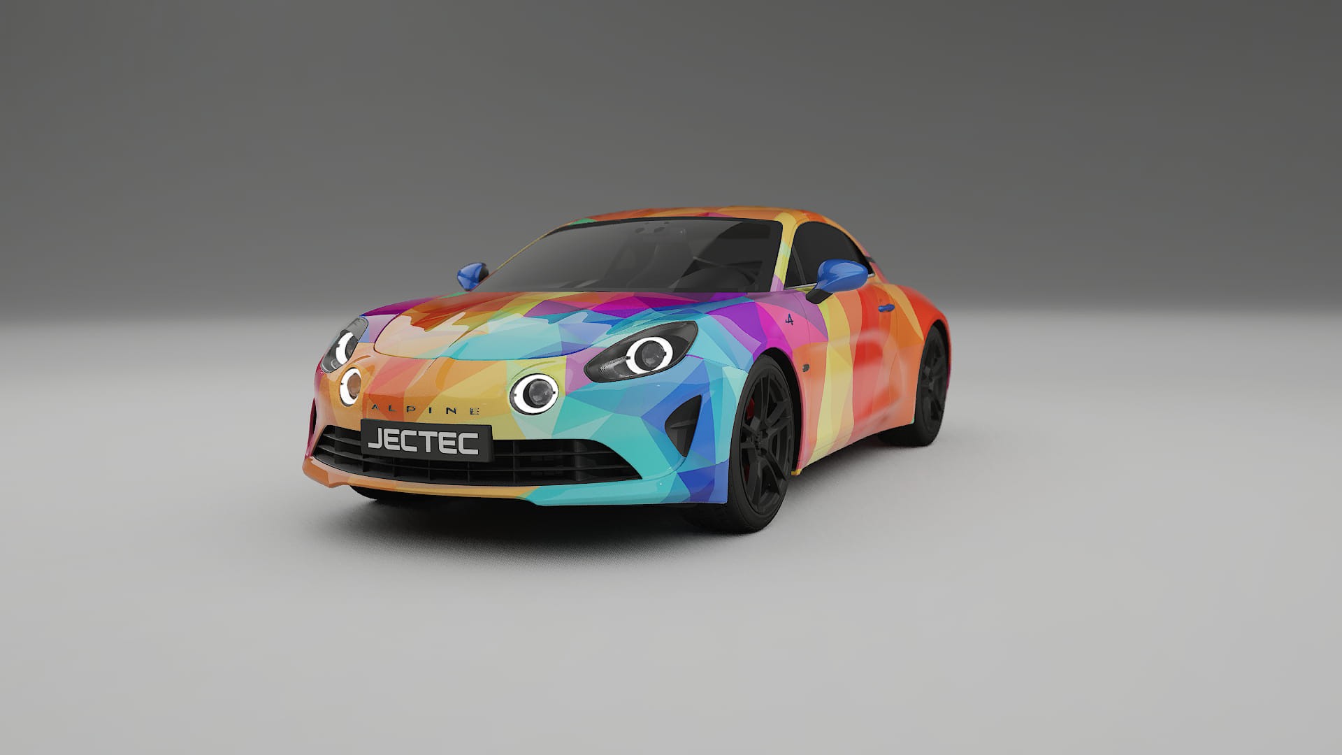 Renault Alpine A110 VECTOR VIBE – Kit Wrap PPF Personalizat din Folie de Poliuretan Imprimabilă