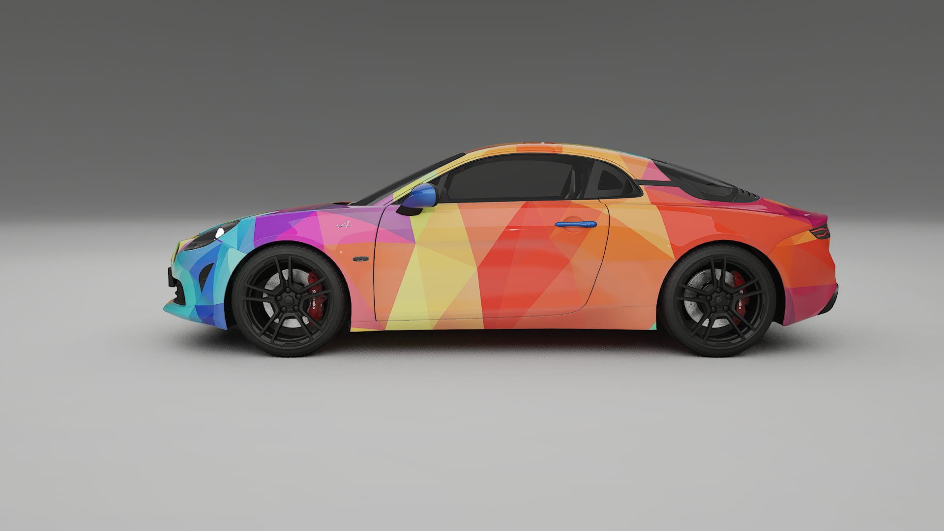 Renault Alpine A110 VECTOR VIBE – Kit Wrap PPF Personalizat din Folie de Poliuretan Imprimabilă