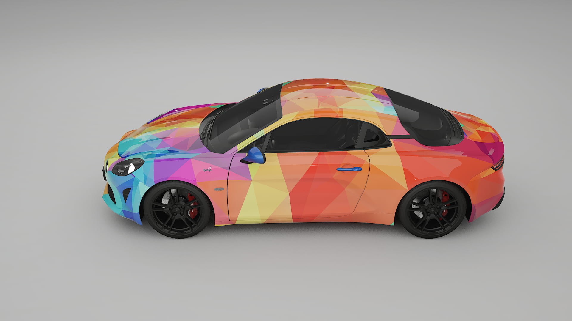 Renault Alpine A110 VECTOR VIBE – Kit Wrap PPF Personalizat din Folie de Poliuretan Imprimabilă