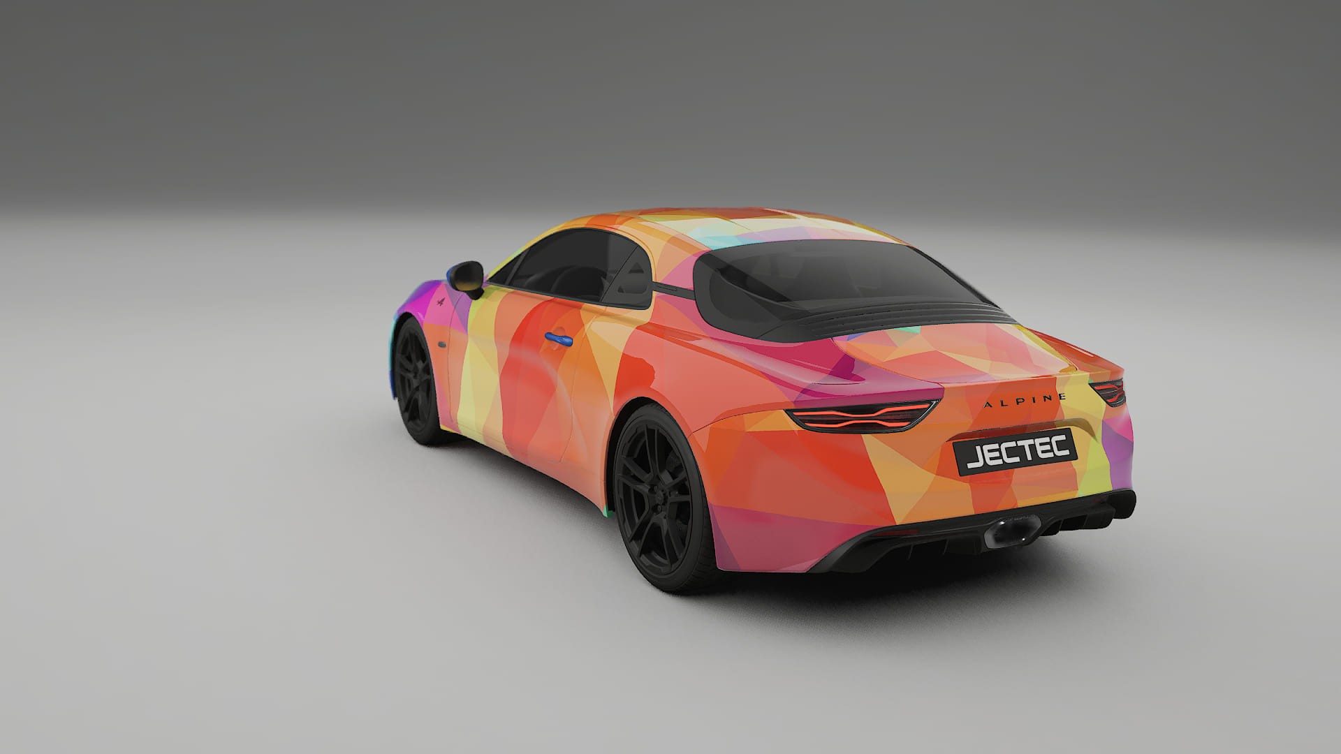 Renault Alpine A110 VECTOR VIBE – Kit Wrap PPF Personalizat din Folie de Poliuretan Imprimabilă