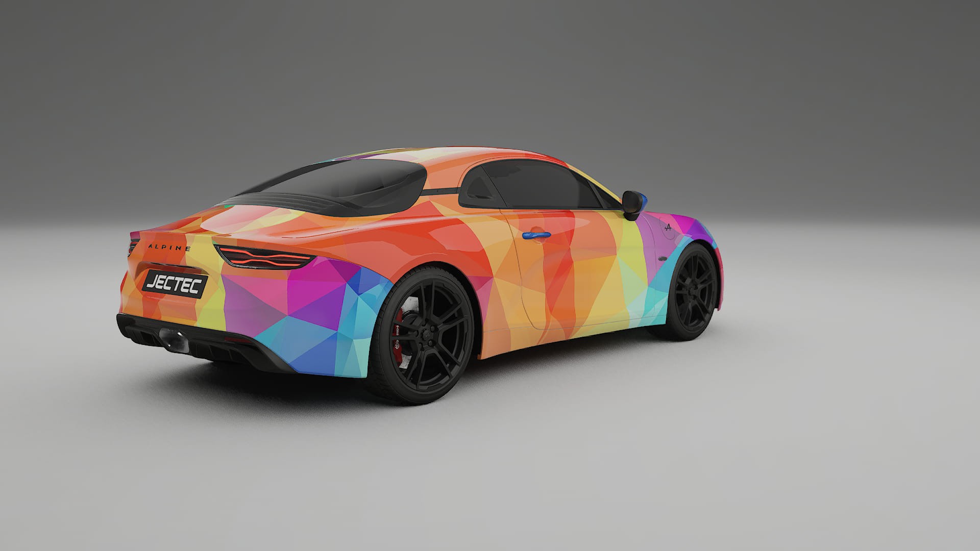 Renault Alpine A110 VECTOR VIBE – Kit Wrap PPF Personalizat din Folie de Poliuretan Imprimabilă