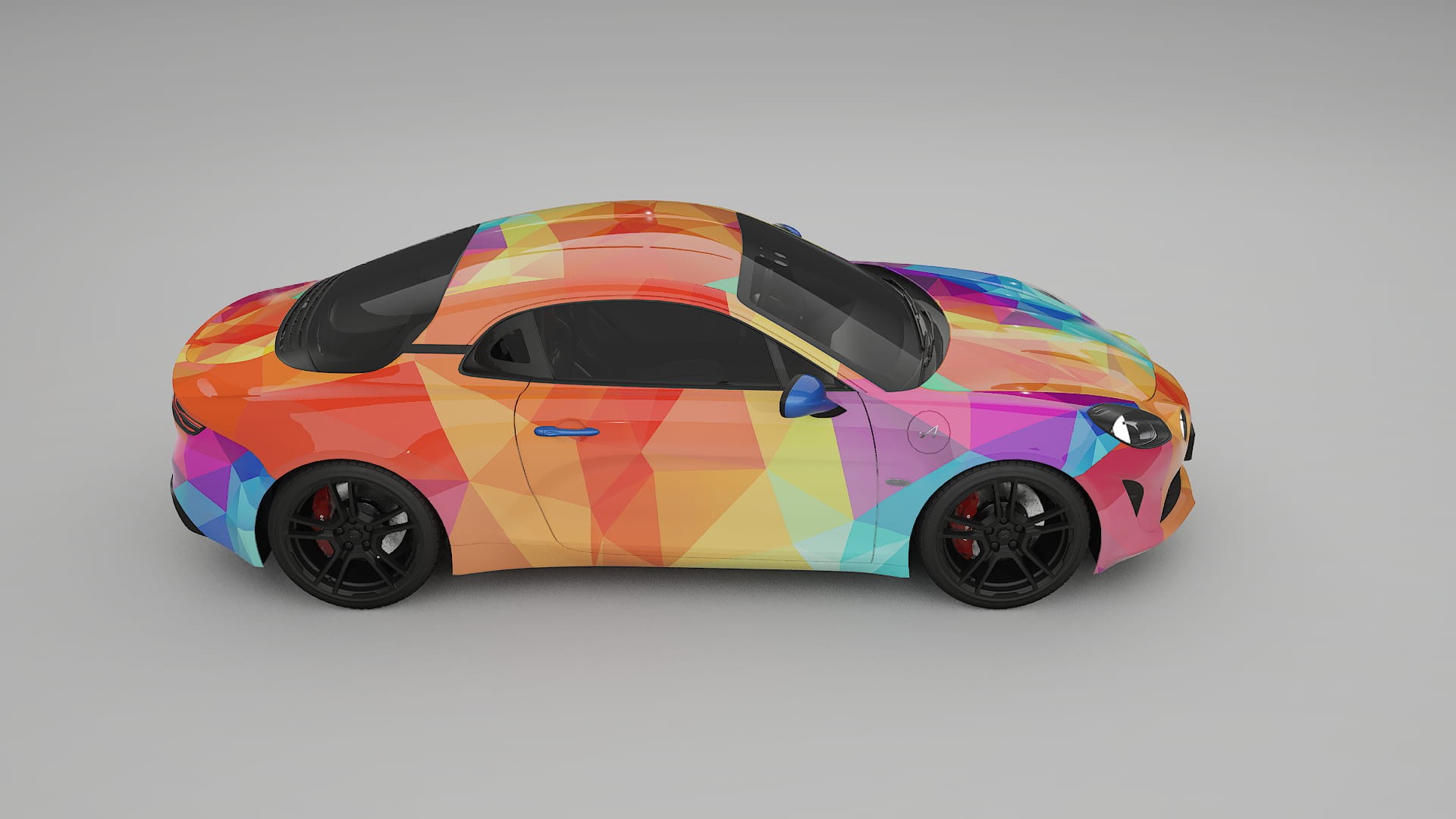 Renault Alpine A110 VECTOR VIBE – Kit Wrap PPF Personalizat din Folie de Poliuretan Imprimabilă