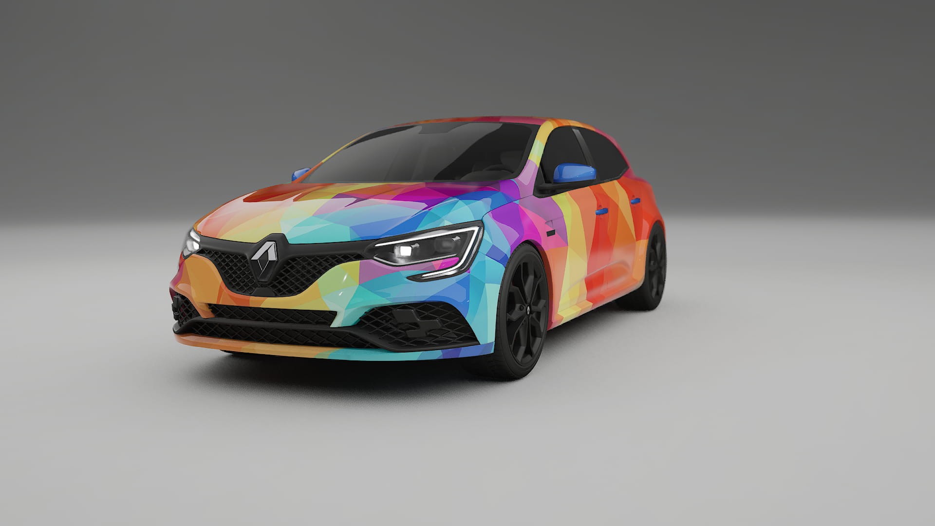 Renault Megane RS IV VECTOR VIBE – Kit Wrap PPF Personalizat din Folie de Poliuretan Imprimabilă