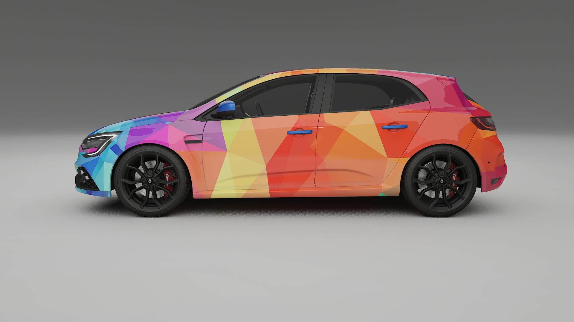 Renault Megane RS IV VECTOR VIBE – Kit Wrap PPF Personalizat din Folie de Poliuretan Imprimabilă
