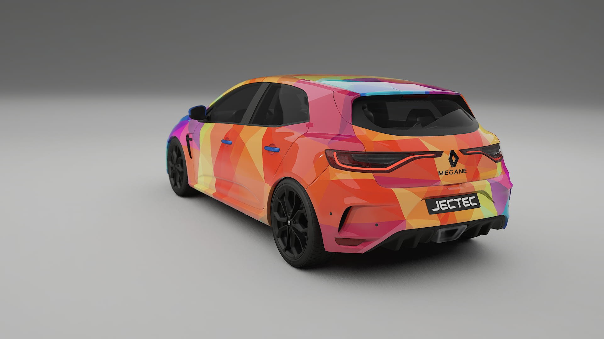 Renault Megane RS IV VECTOR VIBE – Kit Wrap PPF Personalizat din Folie de Poliuretan Imprimabilă