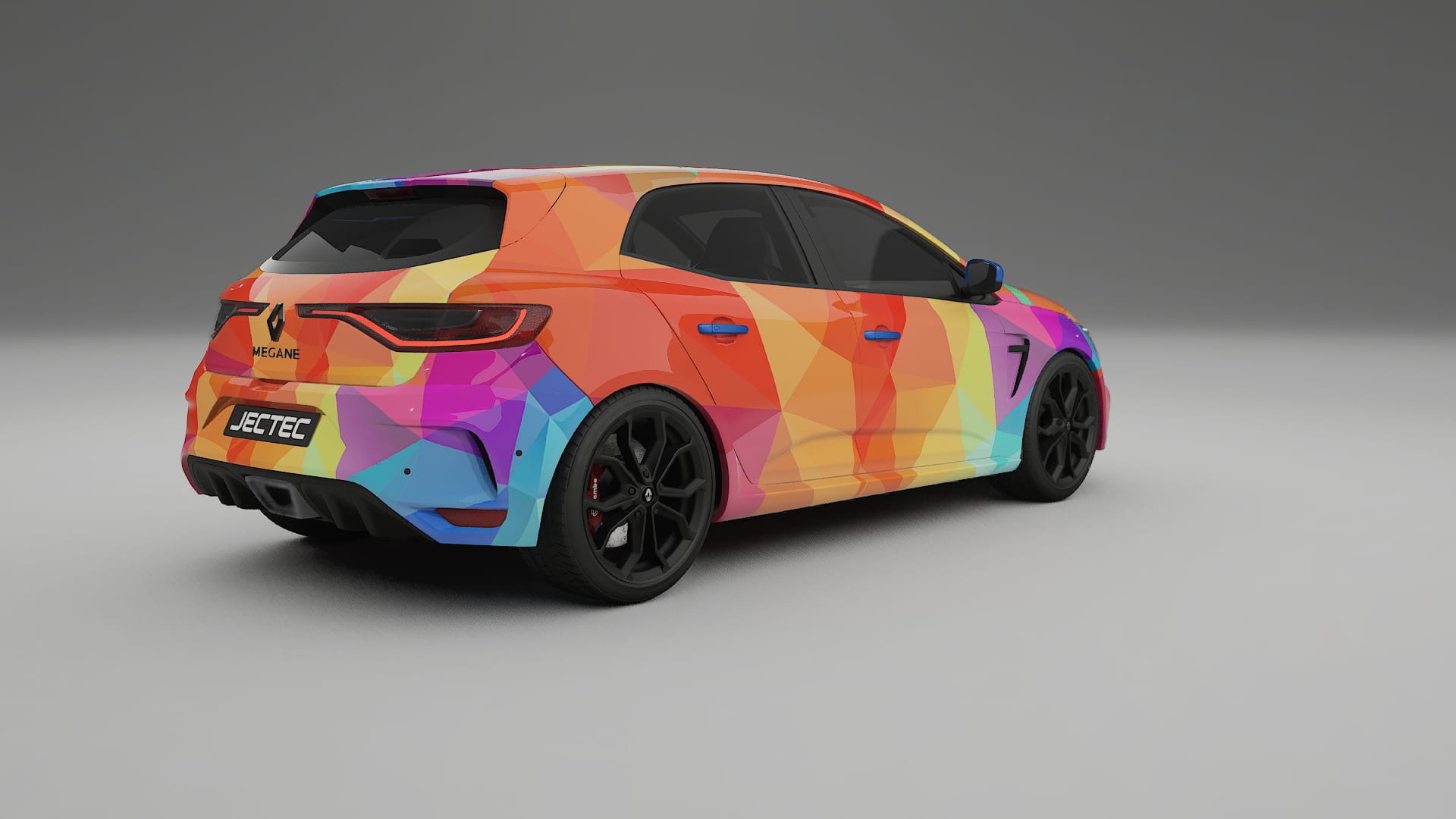 Renault Megane RS IV VECTOR VIBE – Kit Wrap PPF Personalizat din Folie de Poliuretan Imprimabilă