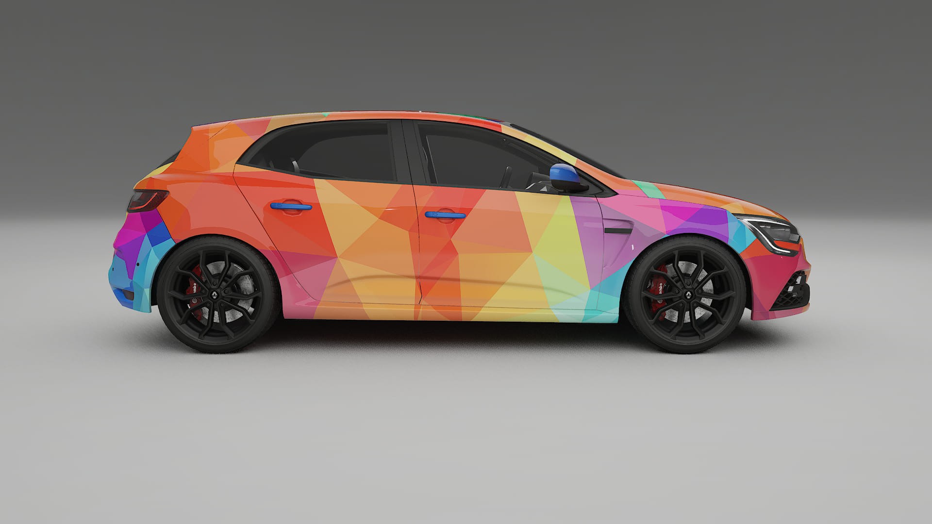 Renault Megane RS IV VECTOR VIBE – Kit Wrap PPF Personalizat din Folie de Poliuretan Imprimabilă