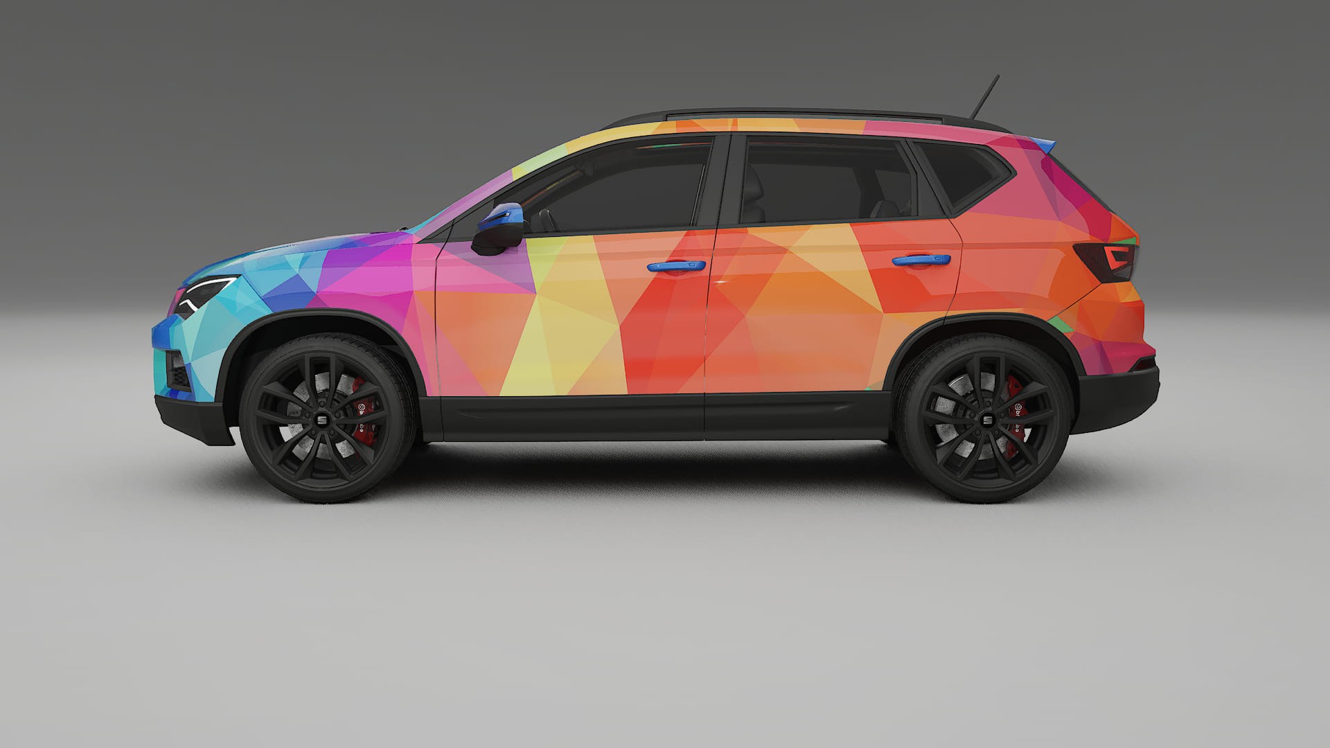Seat Ateca KH7 VECTOR VIBE – Kit Wrap PPF Personalizat din Folie de Poliuretan Imprimabilă