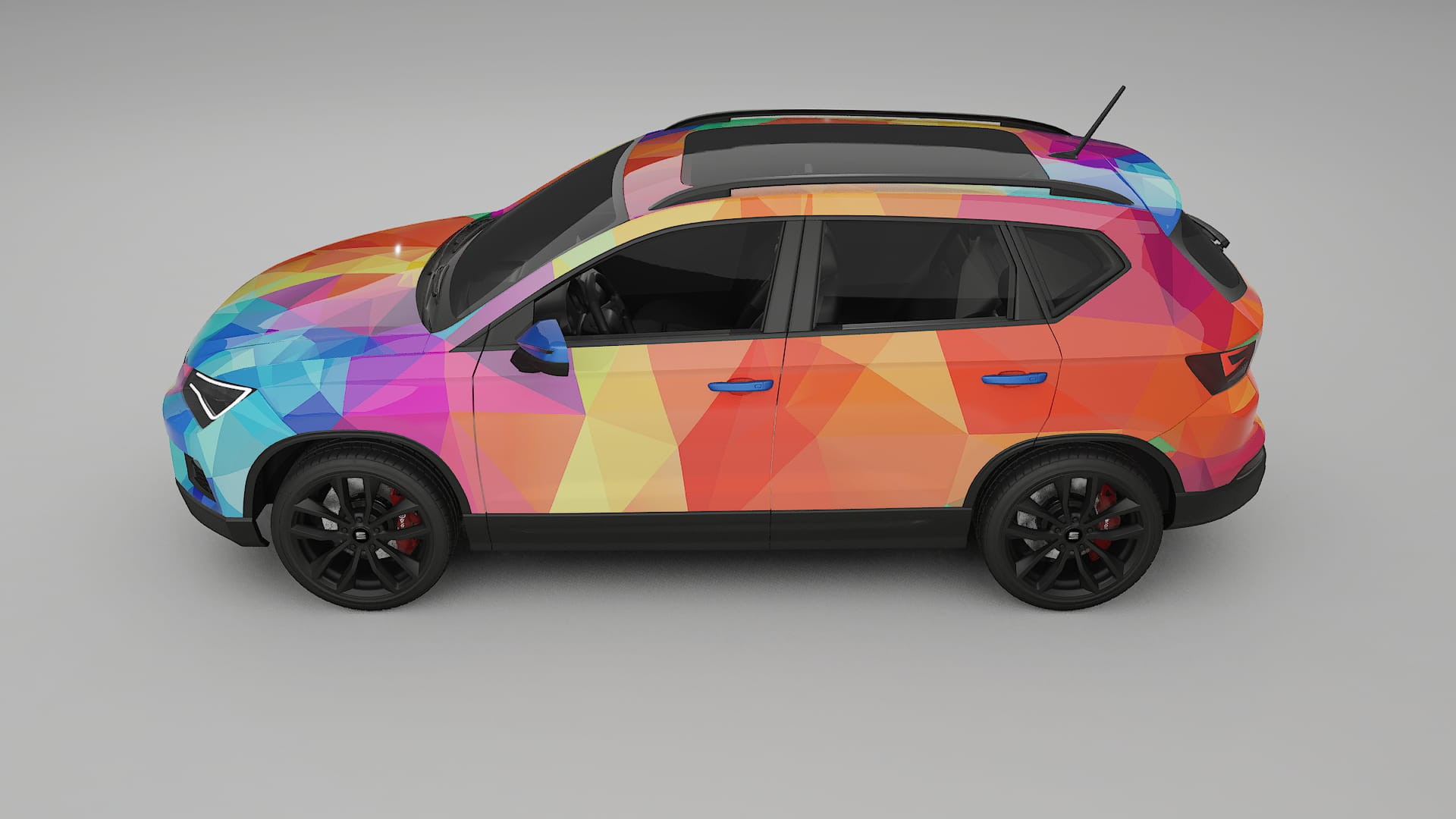 Seat Ateca KH7 VECTOR VIBE – Kit Wrap PPF Personalizat din Folie de Poliuretan Imprimabilă
