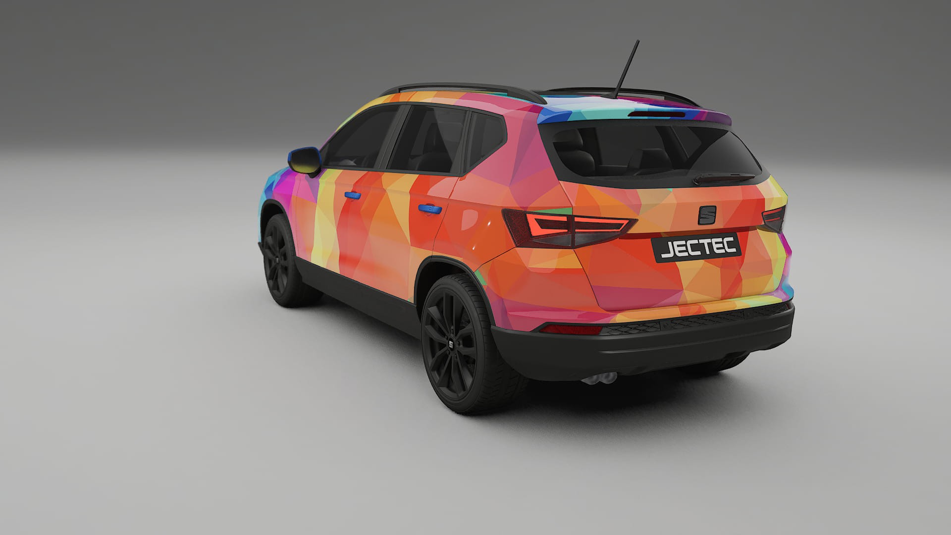 Seat Ateca KH7 VECTOR VIBE – Kit Wrap PPF Personalizat din Folie de Poliuretan Imprimabilă