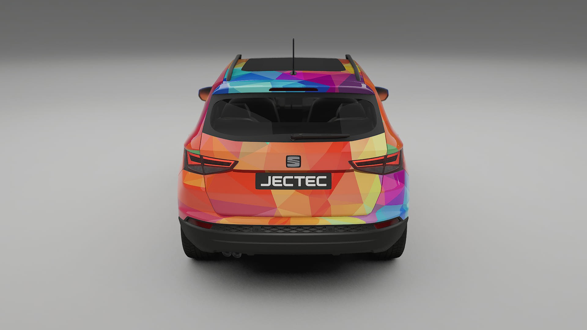 Seat Ateca KH7 VECTOR VIBE – Kit Wrap PPF Personalizat din Folie de Poliuretan Imprimabilă