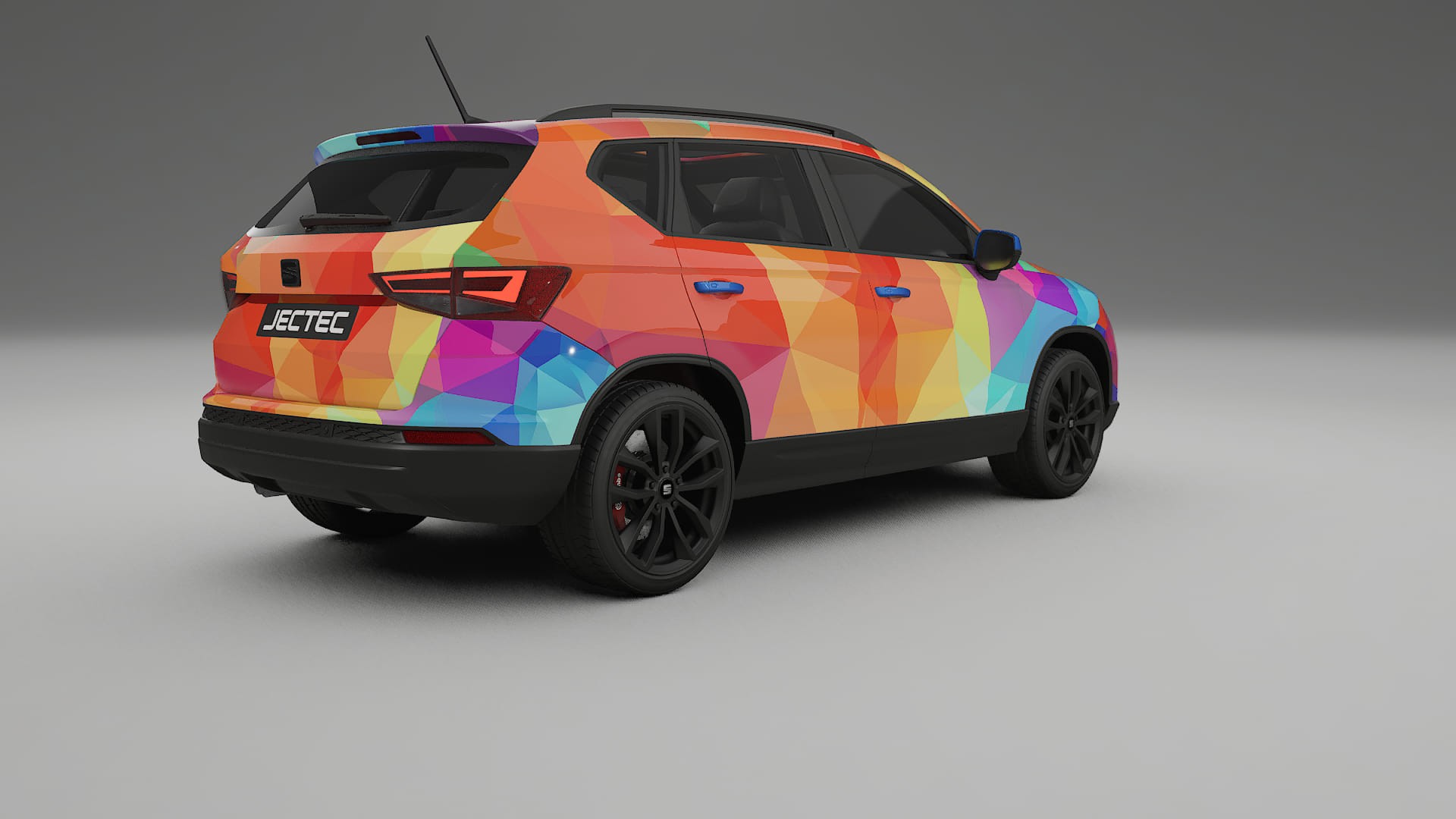 Seat Ateca KH7 VECTOR VIBE – Kit Wrap PPF Personalizat din Folie de Poliuretan Imprimabilă