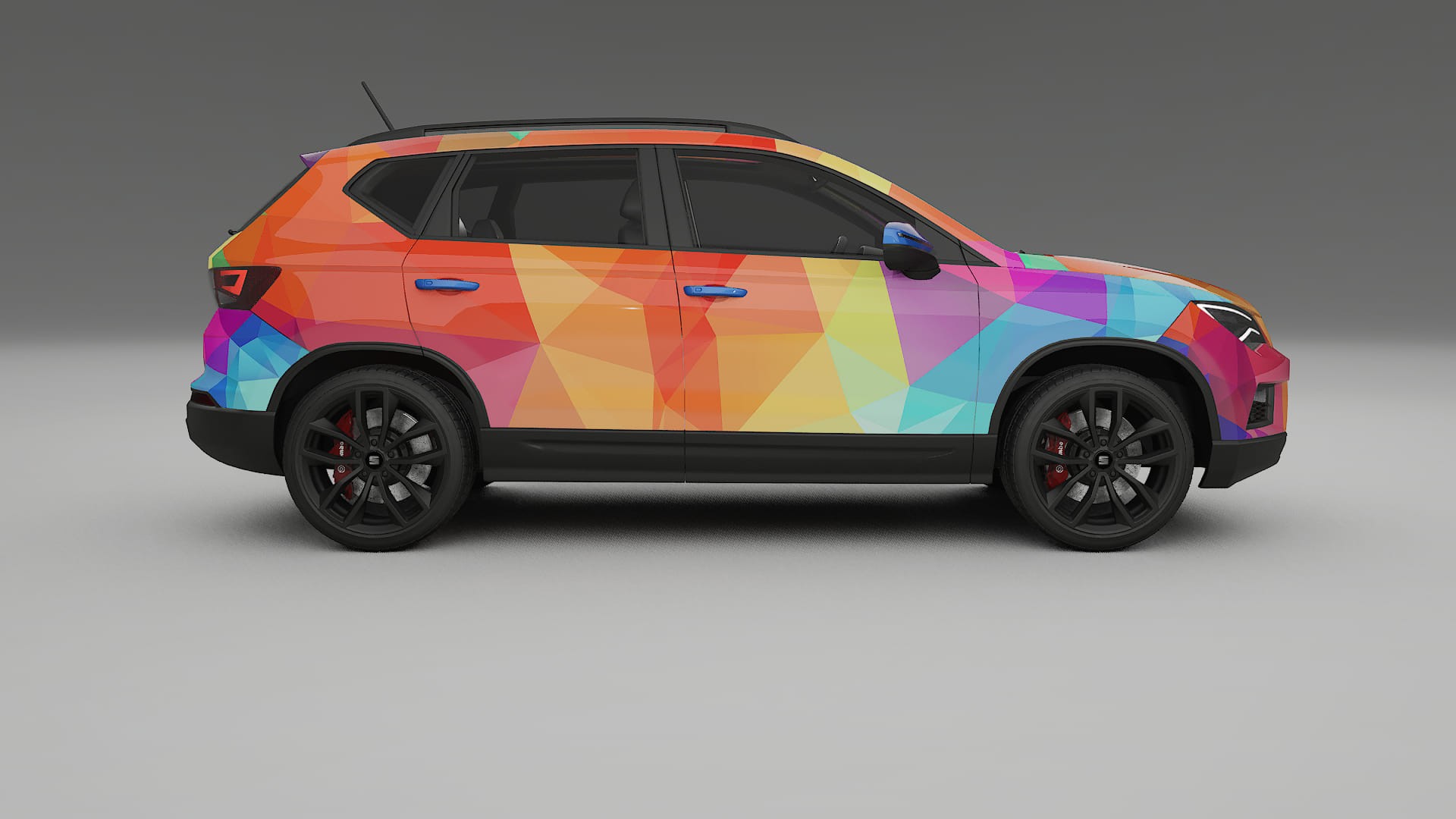 Seat Ateca KH7 VECTOR VIBE – Kit Wrap PPF Personalizat din Folie de Poliuretan Imprimabilă