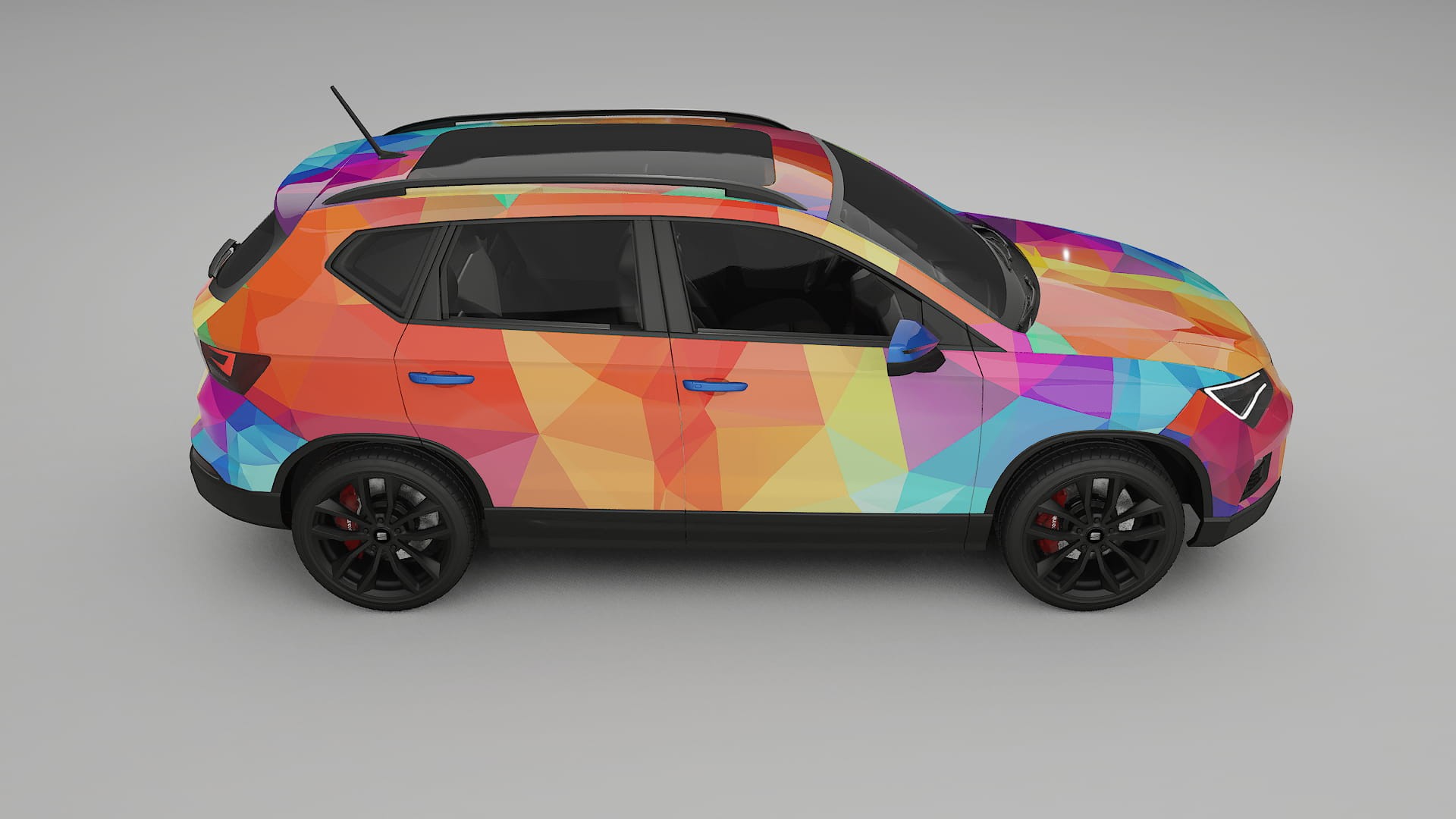 Seat Ateca KH7 VECTOR VIBE – Kit Wrap PPF Personalizat din Folie de Poliuretan Imprimabilă