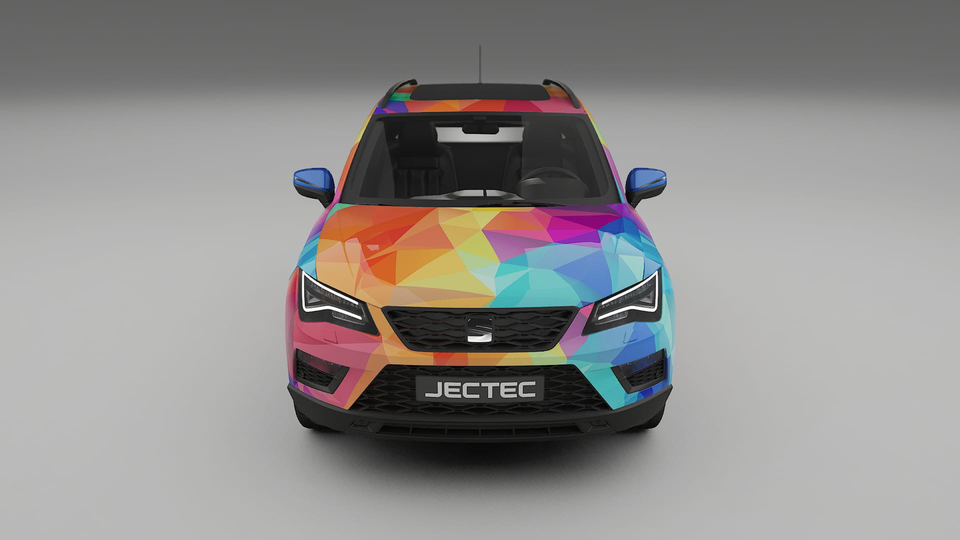 Seat Ateca KH7 VECTOR VIBE – Kit Wrap PPF Personalizat din Folie de Poliuretan Imprimabilă