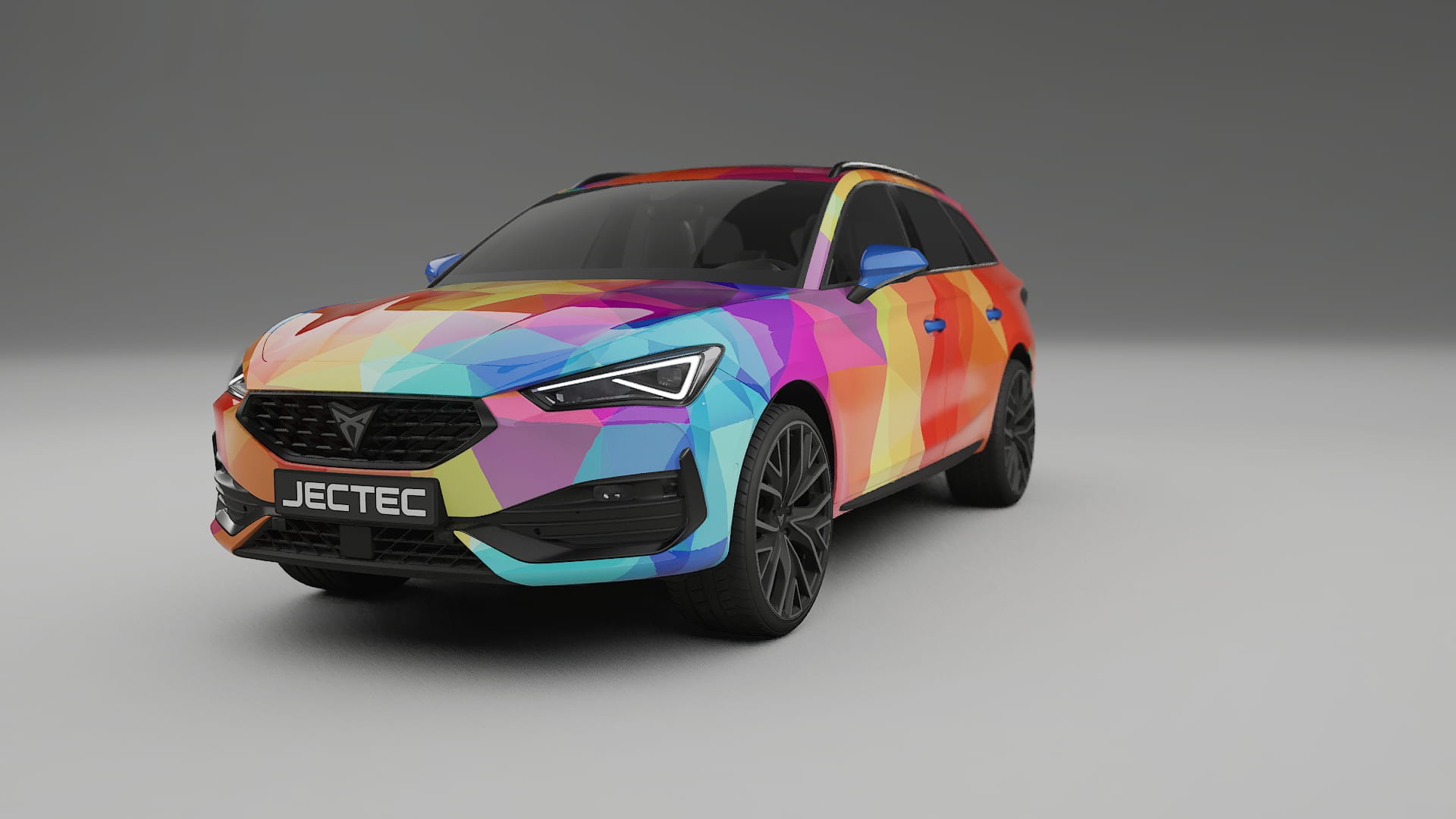 Seat Leon Cupra KL VECTOR VIBE – Kit Wrap PPF Personalizat din Folie de Poliuretan Imprimabilă