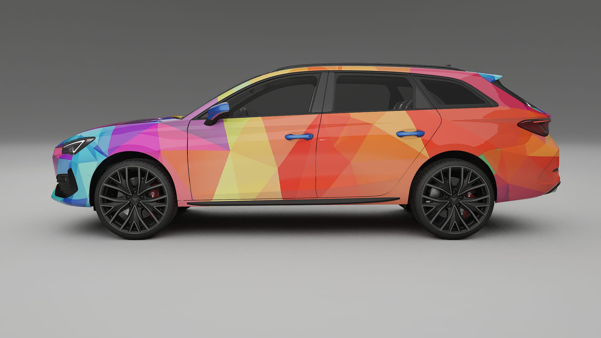 Seat Leon Cupra KL VECTOR VIBE – Kit Wrap PPF Personalizat din Folie de Poliuretan Imprimabilă