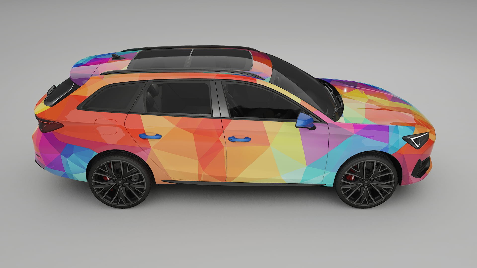 Seat Leon Cupra KL VECTOR VIBE – Kit Wrap PPF Personalizat din Folie de Poliuretan Imprimabilă