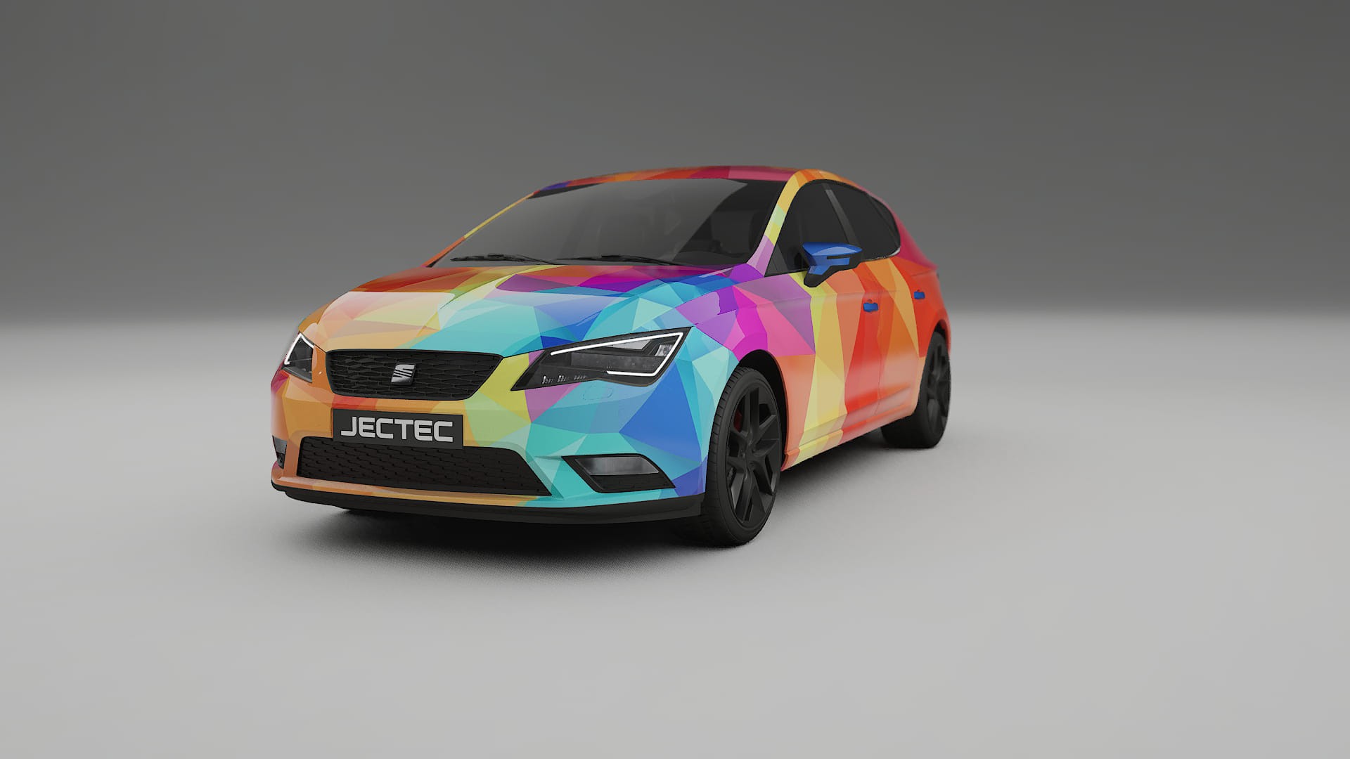 Seat Leon FR 5F VECTOR VIBE – Kit Wrap PPF Personalizat din Folie de Poliuretan Imprimabilă