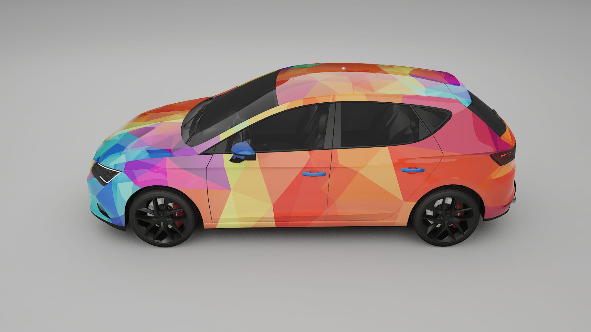 Seat Leon FR 5F VECTOR VIBE – Kit Wrap PPF Personalizat din Folie de Poliuretan Imprimabilă