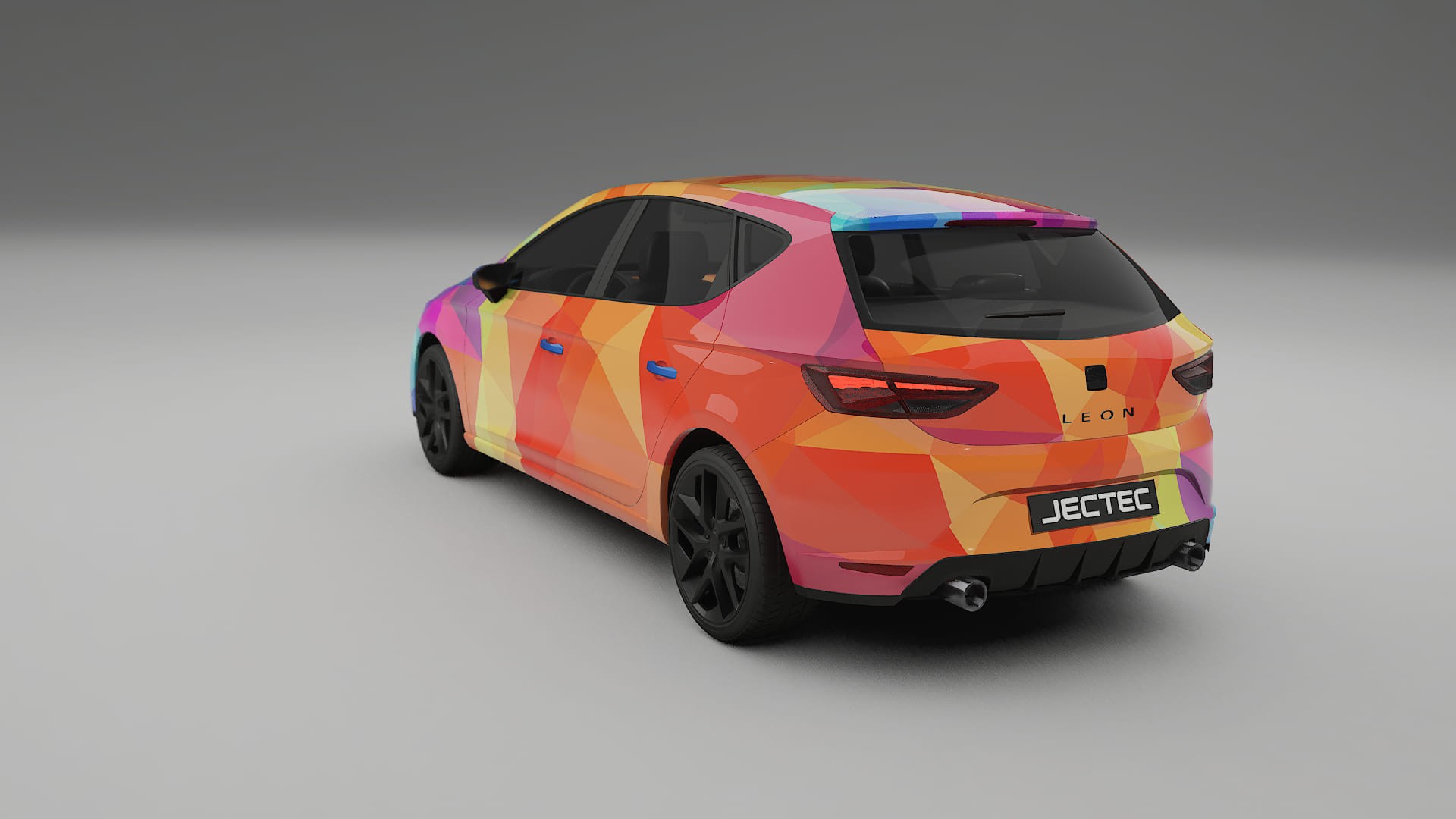 Seat Leon FR 5F VECTOR VIBE – Kit Wrap PPF Personalizat din Folie de Poliuretan Imprimabilă