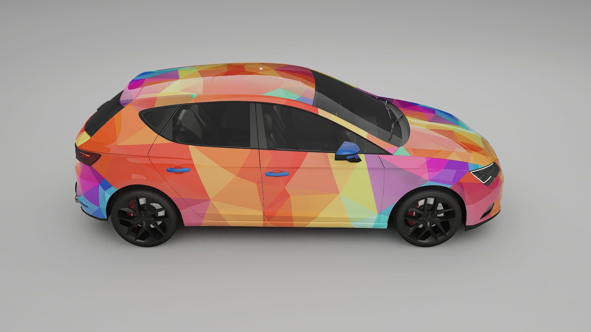 Seat Leon FR 5F VECTOR VIBE – Kit Wrap PPF Personalizat din Folie de Poliuretan Imprimabilă