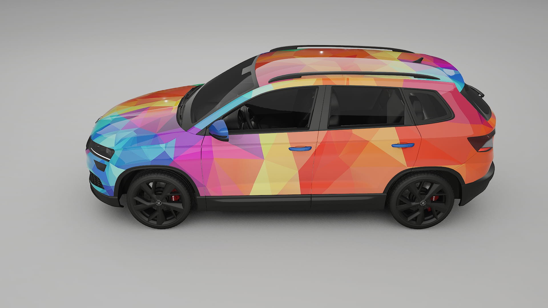 Škoda Karoq NU7 VECTOR VIBE – Kit Wrap PPF Personalizat din Folie de Poliuretan Imprimabilă