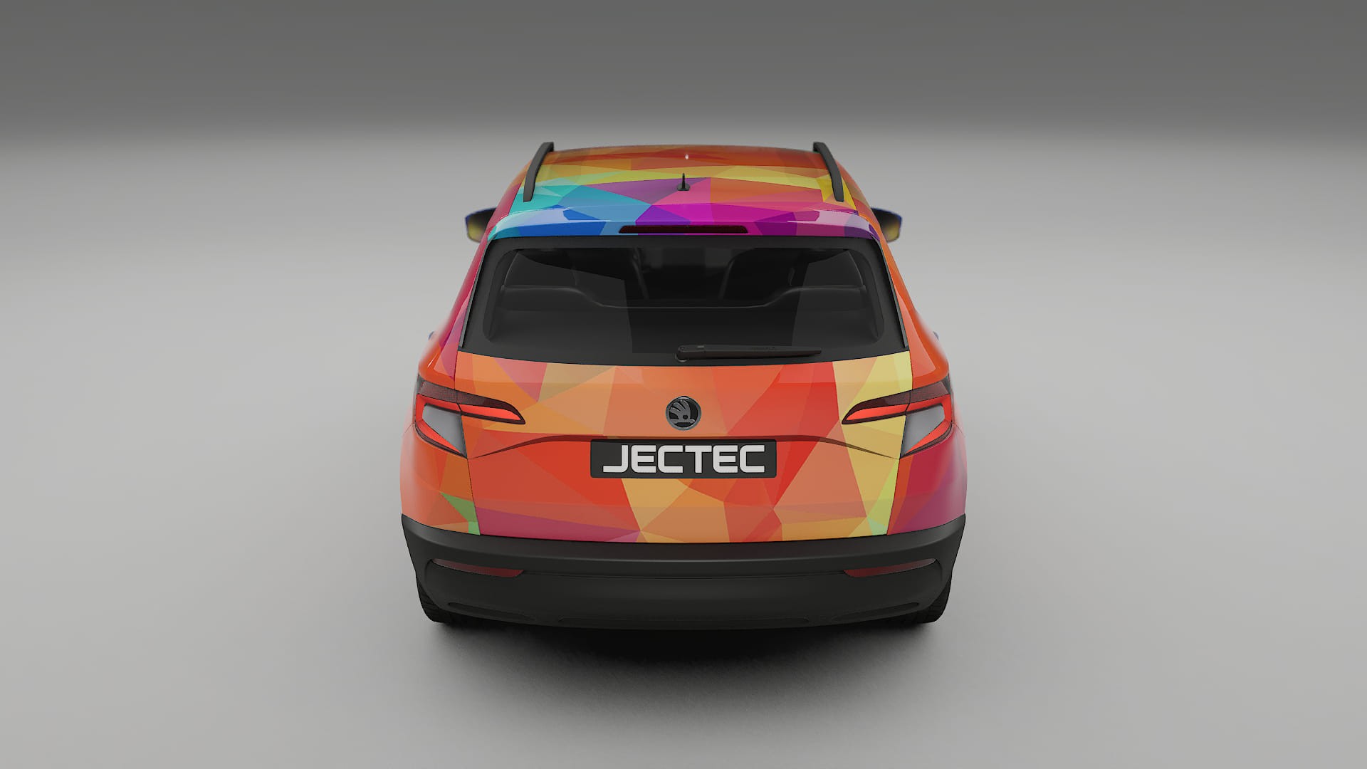 Škoda Karoq NU7 VECTOR VIBE – Kit Wrap PPF Personalizat din Folie de Poliuretan Imprimabilă