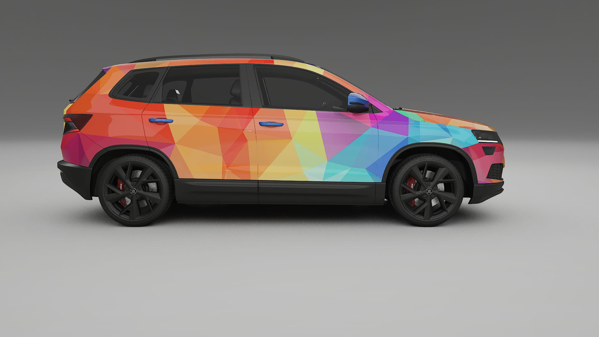 Škoda Karoq NU7 VECTOR VIBE – Kit Wrap PPF Personalizat din Folie de Poliuretan Imprimabilă