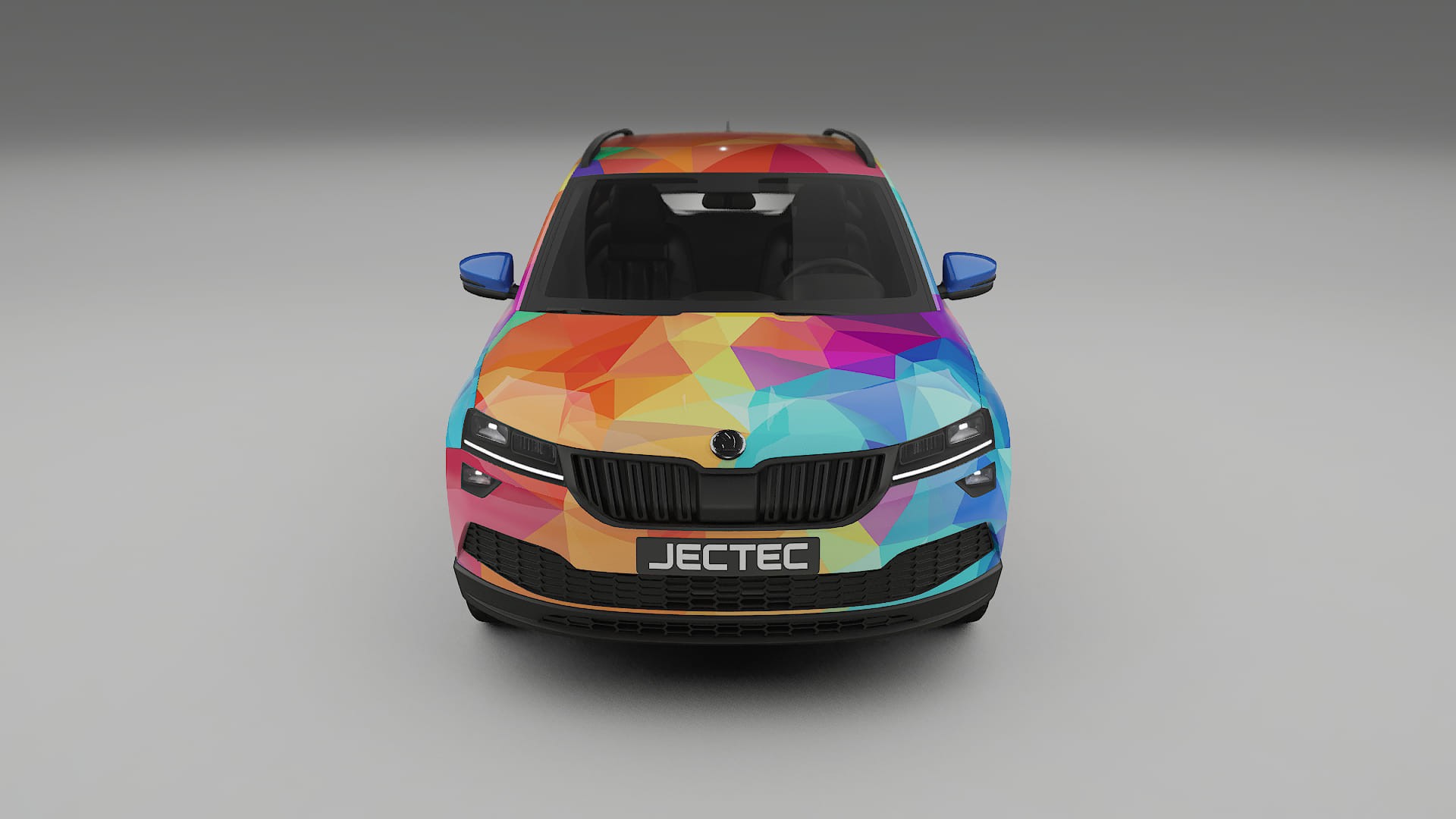 Škoda Karoq NU7 VECTOR VIBE – Kit Wrap PPF Personalizat din Folie de Poliuretan Imprimabilă